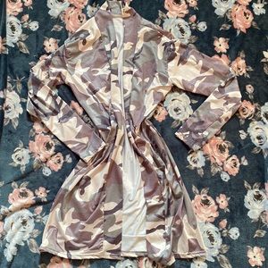 Small army print cardigan